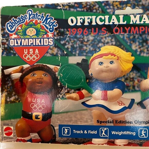 Cabbage Patch Kids Olympikids Special Edition 1996 Olympic Team Set of 4 SEALED - Picture 8 of 9